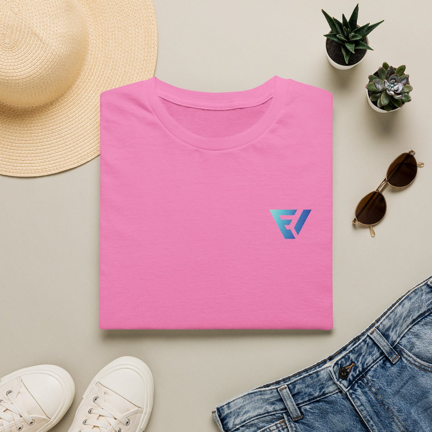 Adult Bear Tee Pink