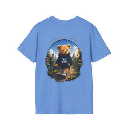 Adult Bear Tee Blue