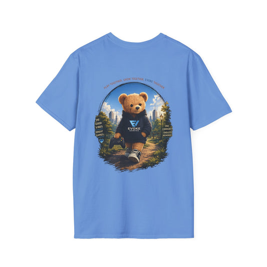 Adult Bear Tee Blue
