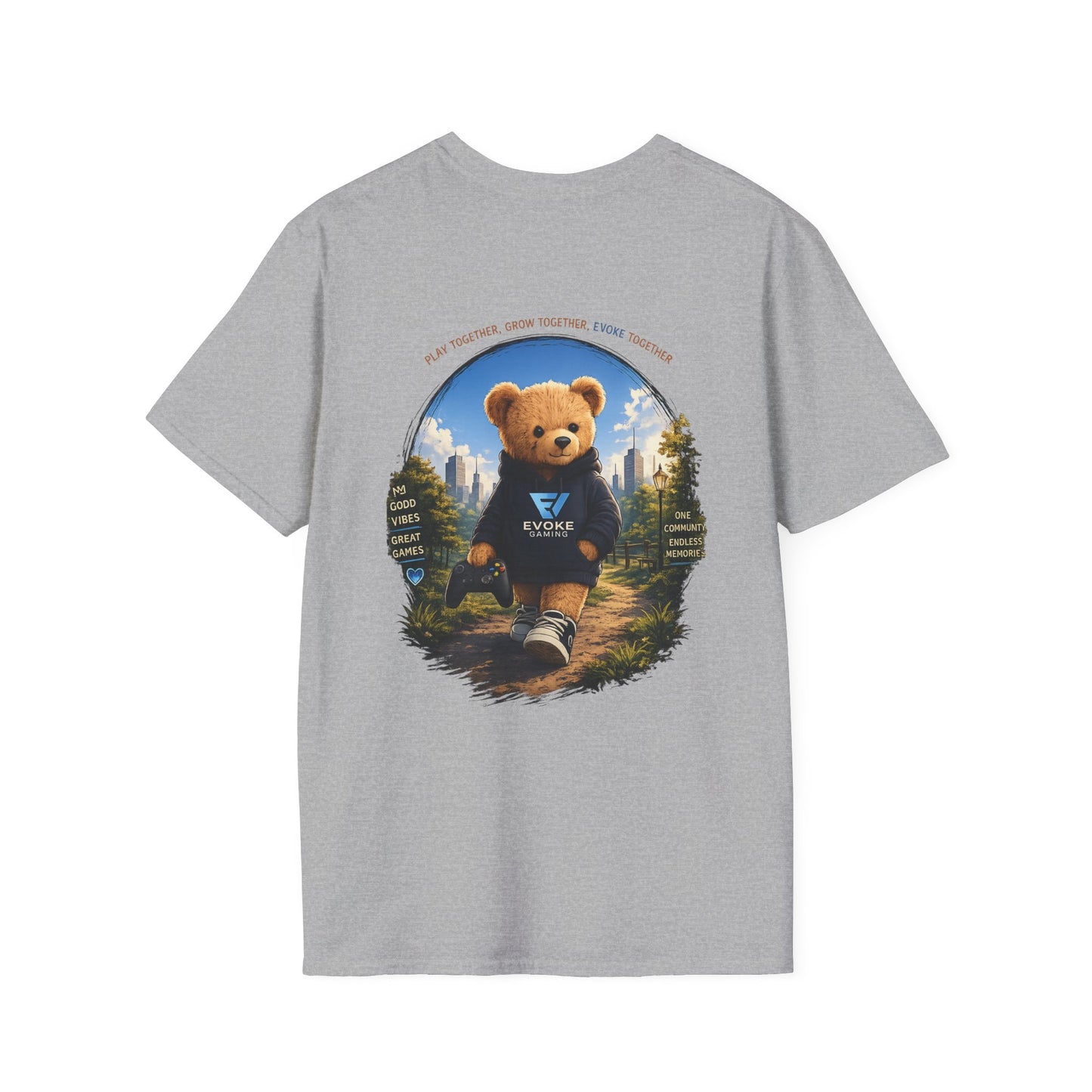 Adult Bear Tee Blue