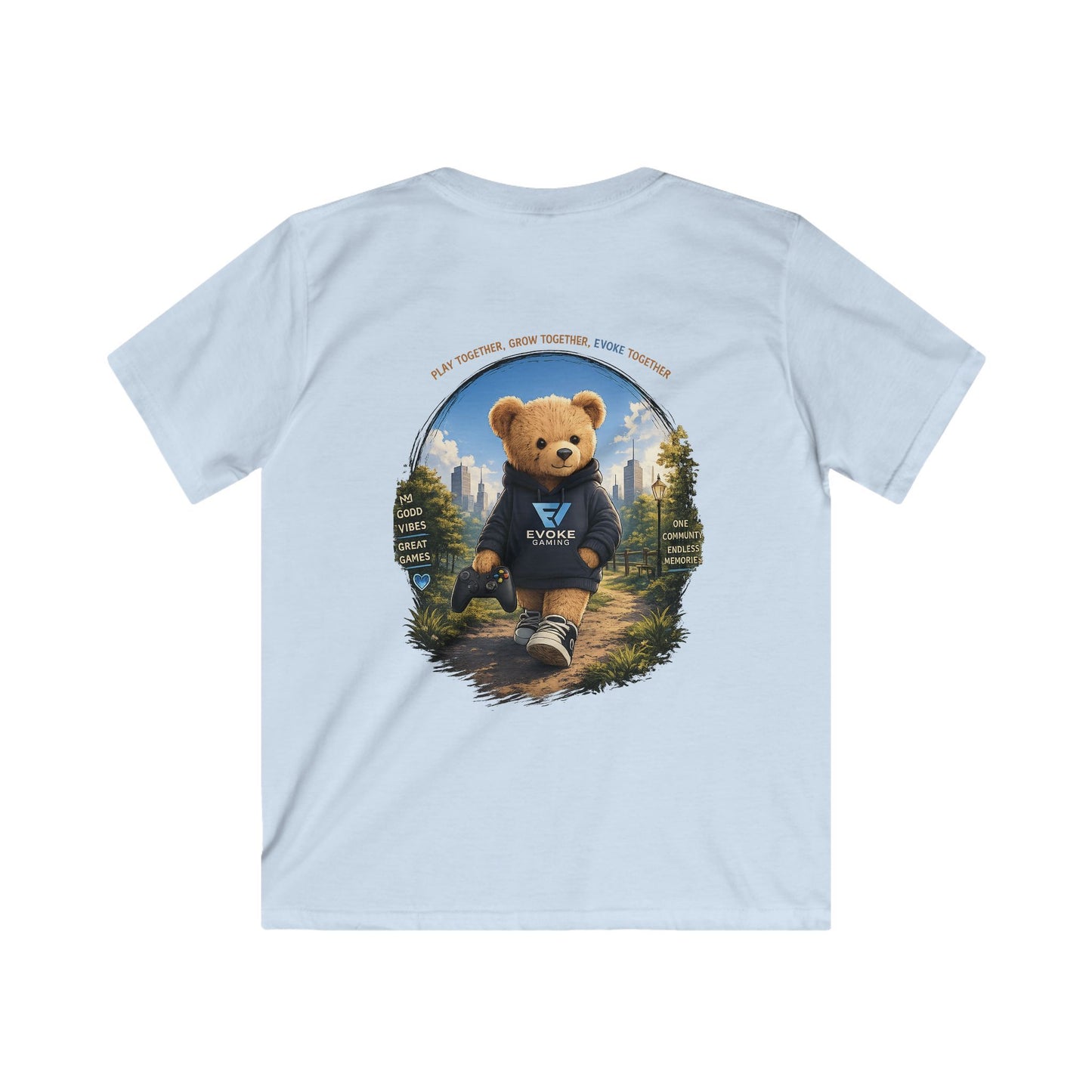 Youth Teddy Bear Backprint Tee