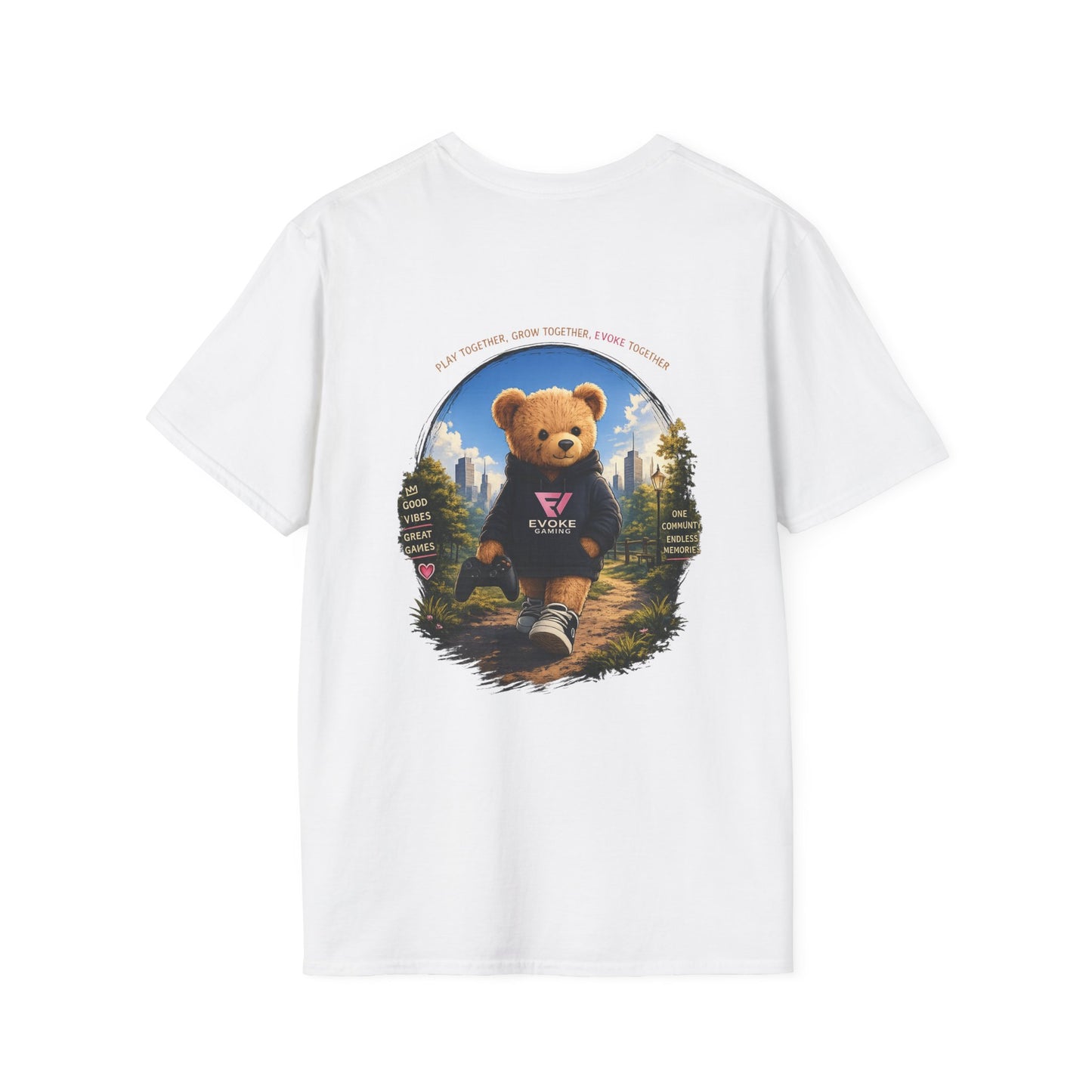 Adult Bear Tee Pink