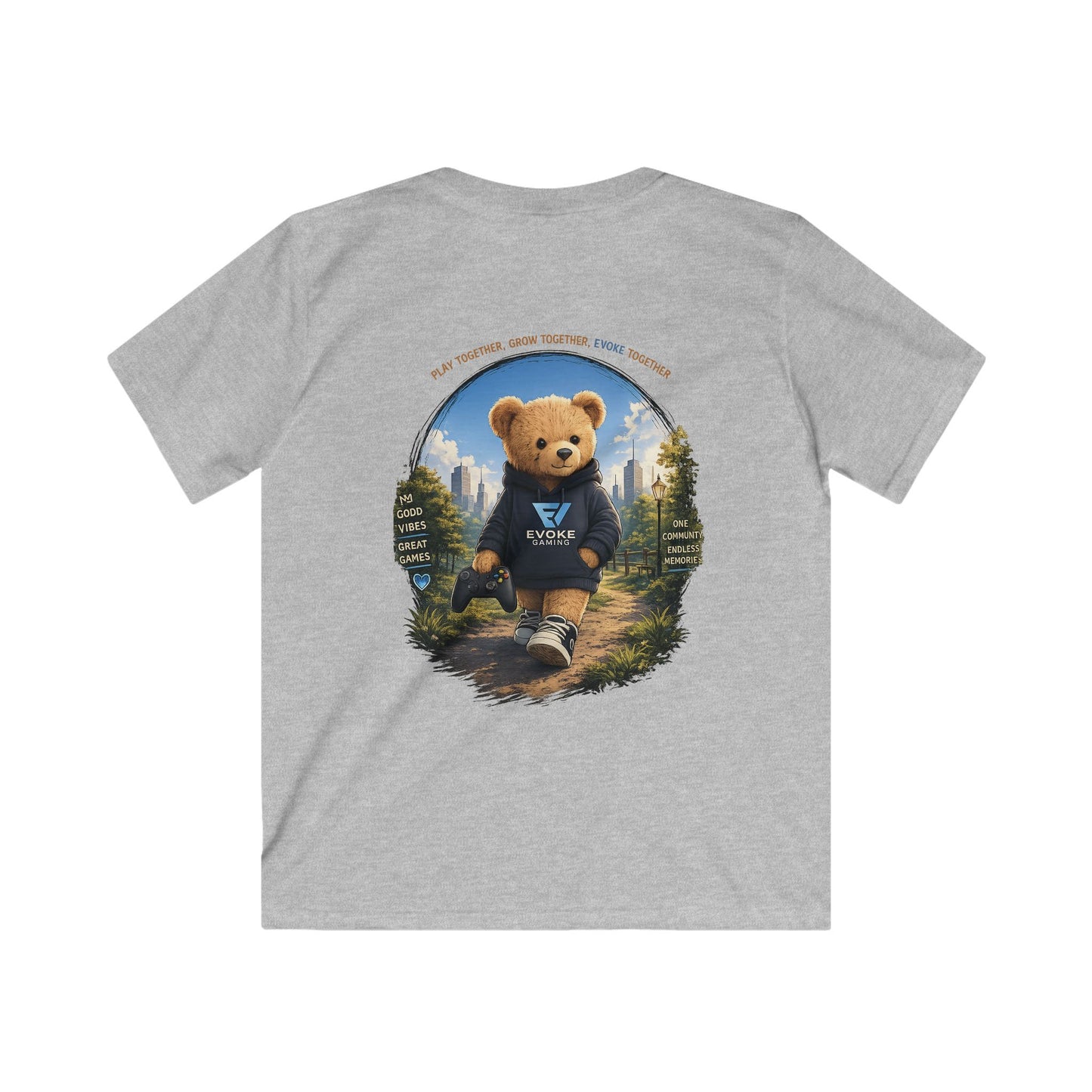 Youth Teddy Bear Backprint Tee