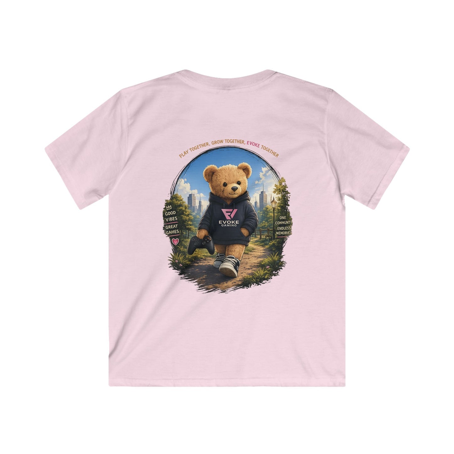 Youth Teddy Bear Backprint Tee