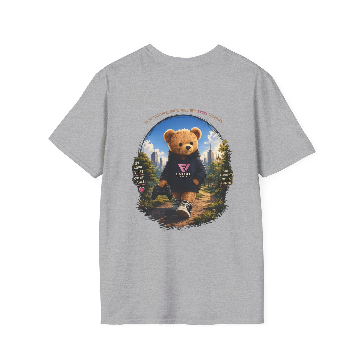 Adult Bear Tee Pink