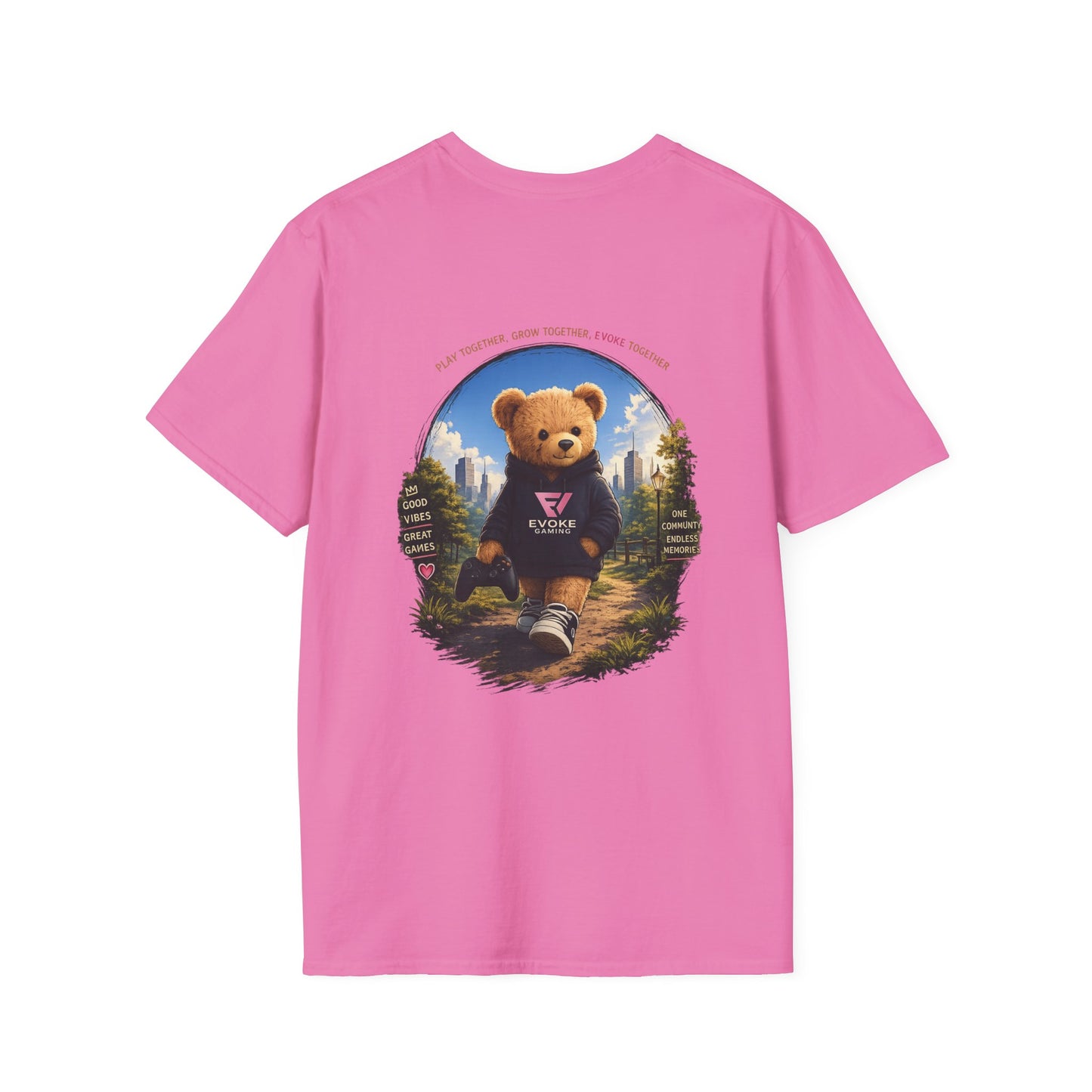 Adult Bear Tee Pink