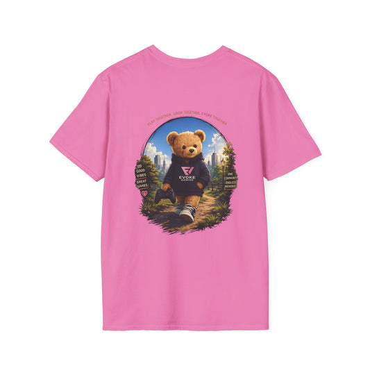 Adult Bear Tee Pink